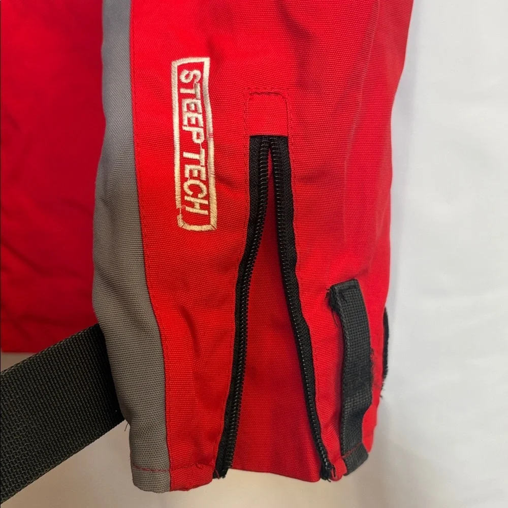 The North Face Mens VTG Steep Tech Vibrant Red and Grey Jacket Size Large